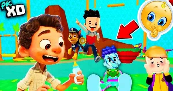 Luca Or Paw Patrol? Choose A Color And We'll Send You To A Secret Cartoon World In PK XD